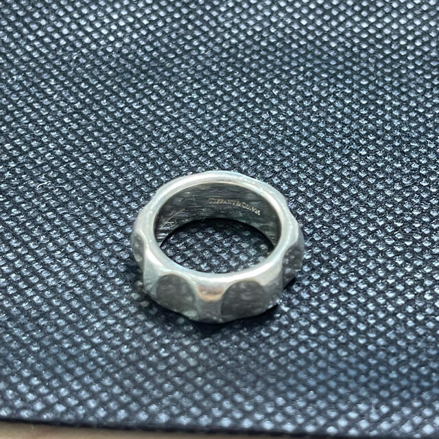 ティファニー パロマ グルーブ ワイド リング 指輪 16.5号 メンズ RH6