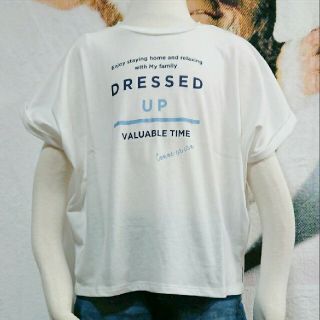 コムサイズム(COMME CA ISM)の☆ COMMECA コムサ ロゴプリント ドルマンスリーブＴシャツ 新品 ☆(Tシャツ/カットソー)