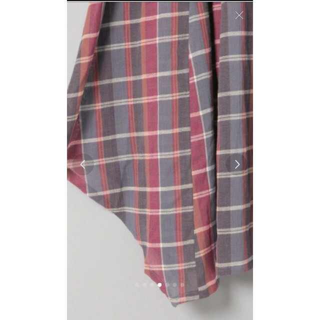 JEANASIS(ジーナシス)のジーナシス マドラスチェック 切り替えロングスカート レディースのスカート(ロングスカート)の商品写真