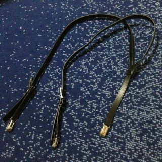 ムルーア(MURUA)のフェイクレザーサスペンダー(サスペンダー)