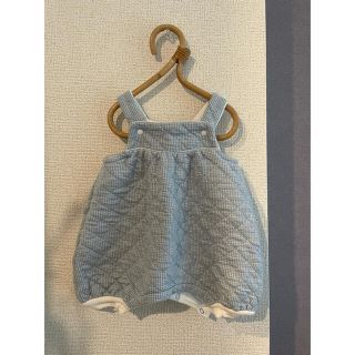 プチバトー(PETIT BATEAU)の最終価格 美品プチバトー　ロンパース　サイズ60(ロンパース)