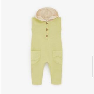 ザラキッズ(ZARA KIDS)の【ZARA】フード付きサロペット　12-18(カバーオール)