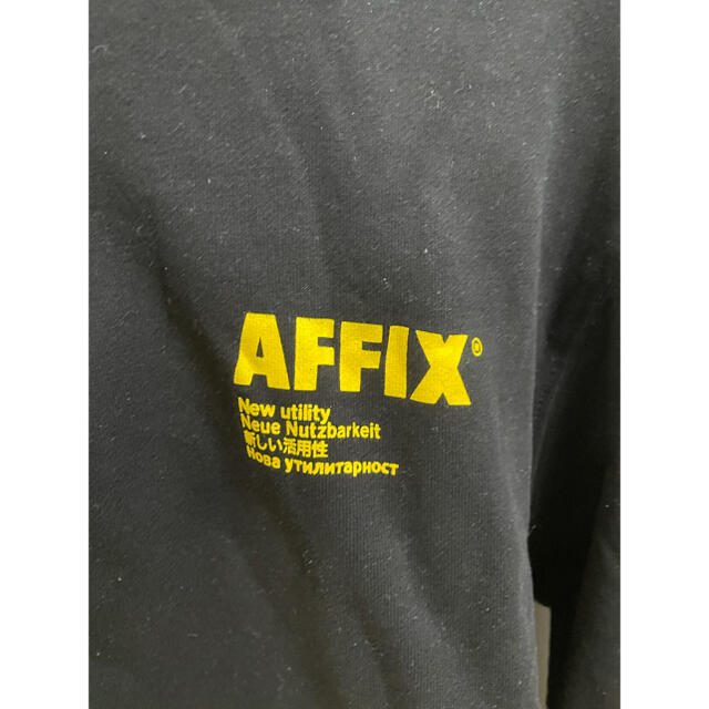 Affix works standardise hoodie ブラック パーカー メンズのトップス(パーカー)の商品写真