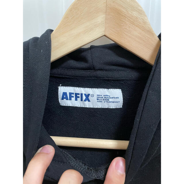 Affix works standardise hoodie ブラック パーカー メンズのトップス(パーカー)の商品写真