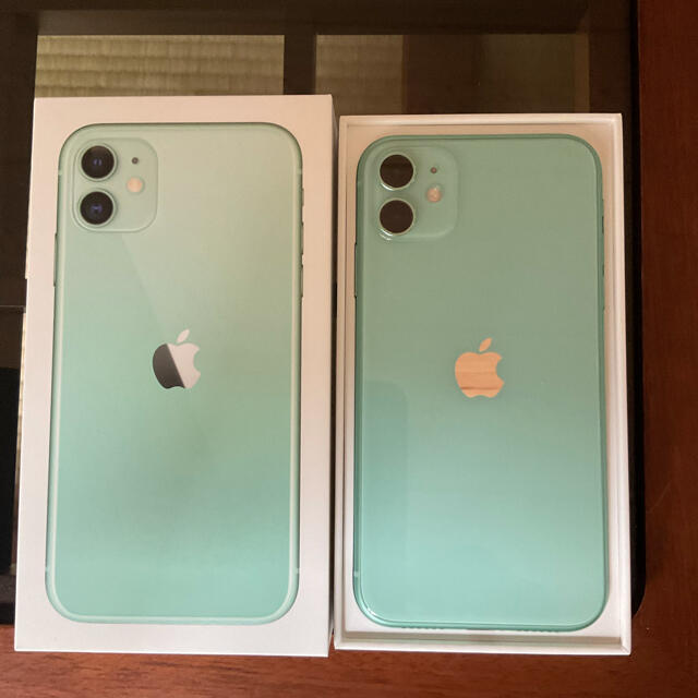 iPhone11 64GB Green SIMフリー　極美品スマホ/家電/カメラ