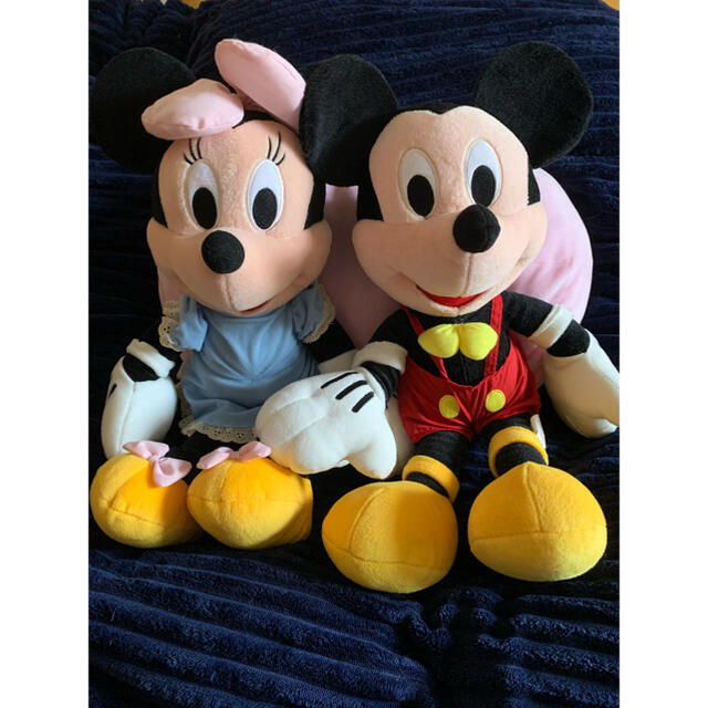 Disney(ディズニー)のミッキーとミニー　ぬいぐるみ エンタメ/ホビーのおもちゃ/ぬいぐるみ(ぬいぐるみ)の商品写真