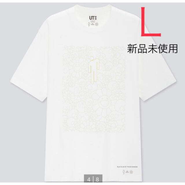 UNIQLO(ユニクロ)の値下げ！UNIQLO Billy 新品　L ホワイト メンズのトップス(Tシャツ/カットソー(半袖/袖なし))の商品写真