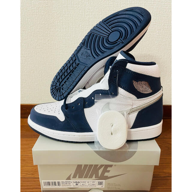 ナイキNIKE AIR JORDAN 1 HIGH OG  MIDNIGHT NAVY