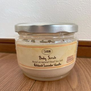 サボン(SABON)のSABON ボディスクラブ S 320ｇ パチュリ・ラベンダー・バニラ(ボディスクラブ)