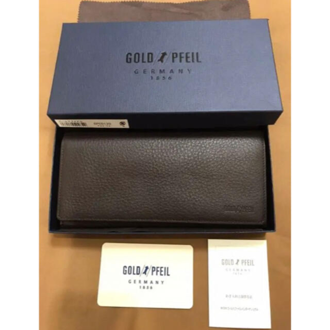 GOLD PFEIL(ゴールドファイル)のゴールドファイル レザー 長財布  新品未使用 メンズのファッション小物(長財布)の商品写真