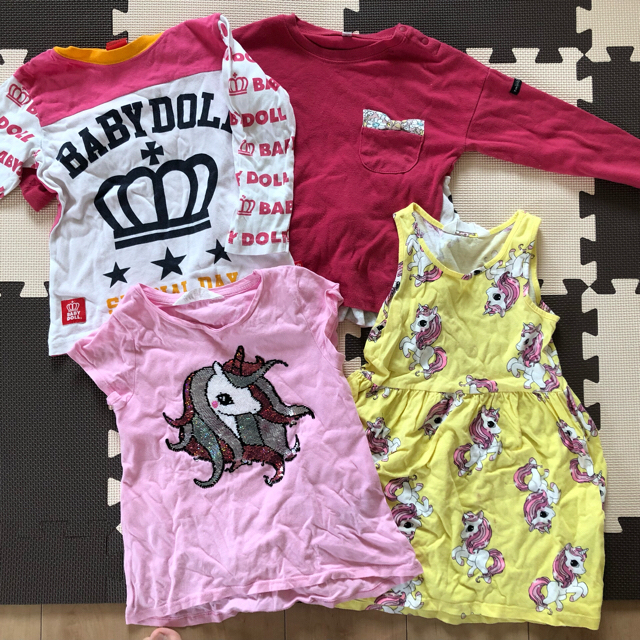 ANAP Kids(アナップキッズ)のANAP BABY DOLL 女の子 まとめ売り 110cm セット キッズ/ベビー/マタニティのキッズ服女の子用(90cm~)(その他)の商品写真