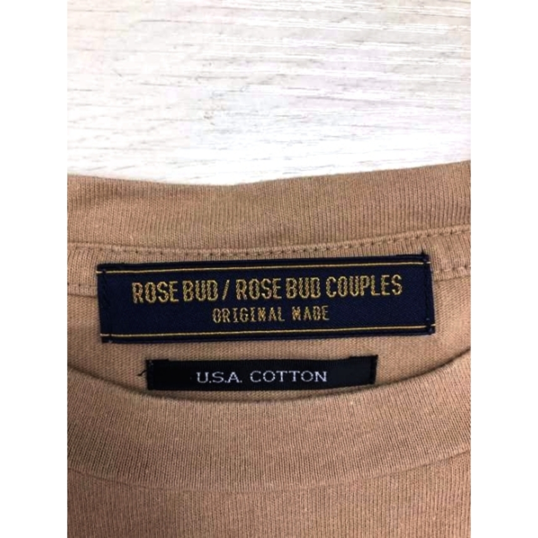 ROSE BUD(ローズバッド)のROSE BUD(ローズバッド) ビックシルエットTee USAcotton レディースのトップス(Tシャツ(半袖/袖なし))の商品写真