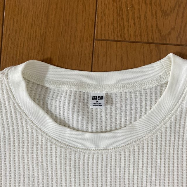 UNIQLO(ユニクロ)のユニクロ  半袖ワッフルT レディースのトップス(Tシャツ(半袖/袖なし))の商品写真