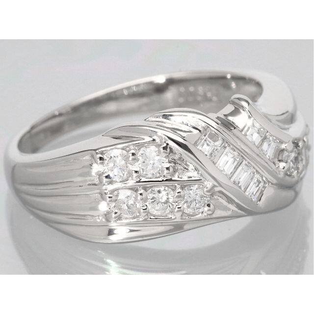 鑑別書/天然ダイヤモンドリング/指輪/0.50ct/Pt900/ca-00129
