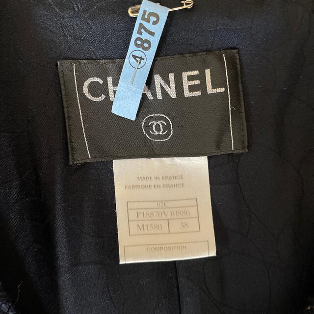 CHANEL(シャネル)のこう様専用　CHANEL ツイードセットアップ　ジャケット レディースのフォーマル/ドレス(スーツ)の商品写真