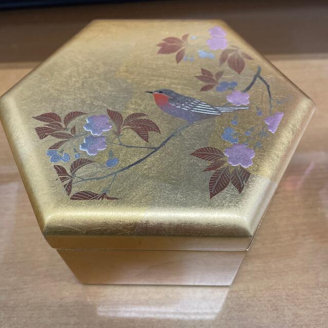 金沢箔の小物入れ エンタメ/ホビーの美術品/アンティーク(漆芸)の商品写真