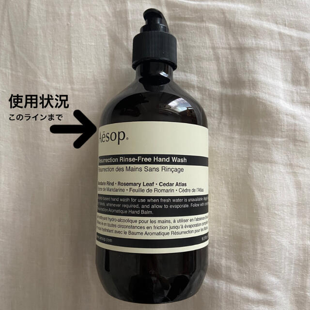 Aesop(イソップ)の【正規品】Aesop リンスフリーハンドウォッシュ コスメ/美容のコスメ/美容 その他(その他)の商品写真