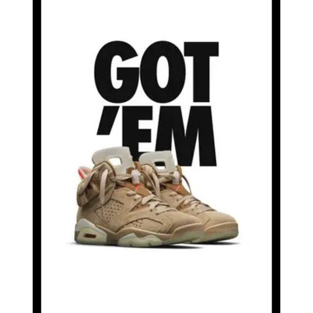 TRAVIS SCOTT NIKE AIR JORDAN 6 トラビス 26.5