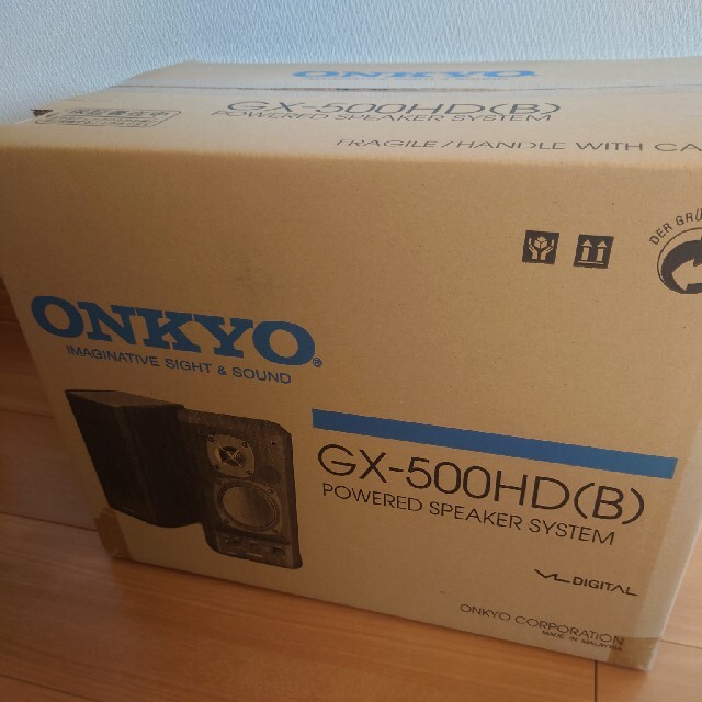 ONKYO(オンキヨー)のONKYO　オンキョー　GX-500HD　新品未使用品 スマホ/家電/カメラのオーディオ機器(スピーカー)の商品写真