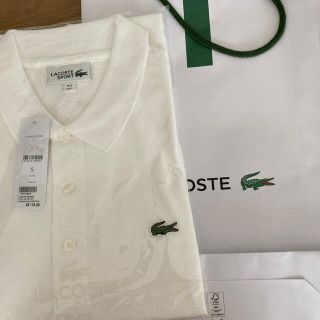 ラコステ(LACOSTE)のラコステポロシャツ白(半袖)(ポロシャツ)