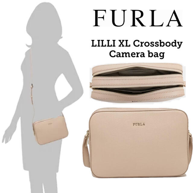 新品 定価4.2万円 FURLA LILLI Crossbody カメラバッグ