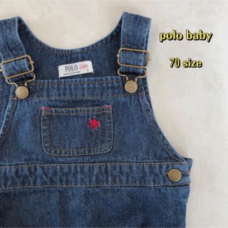 ザラキッズ(ZARA KIDS)のpolo baby オーバーオール　ロンパース(ロンパース)