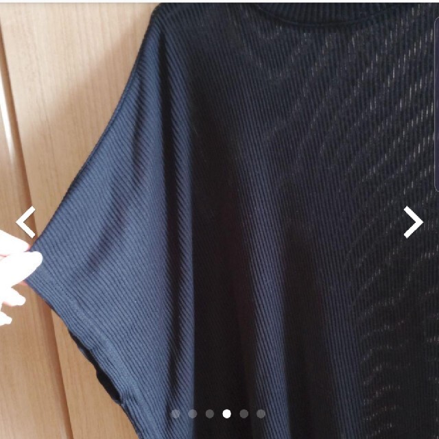 EMODA(エモダ)のEMODA 黒カットソー レディースのトップス(カットソー(半袖/袖なし))の商品写真