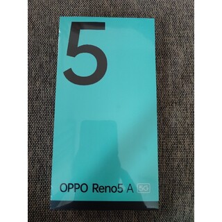 オッポ(OPPO)のoppo reno 5a simフリー（dual simモデル）シルバーブラック(スマートフォン本体)