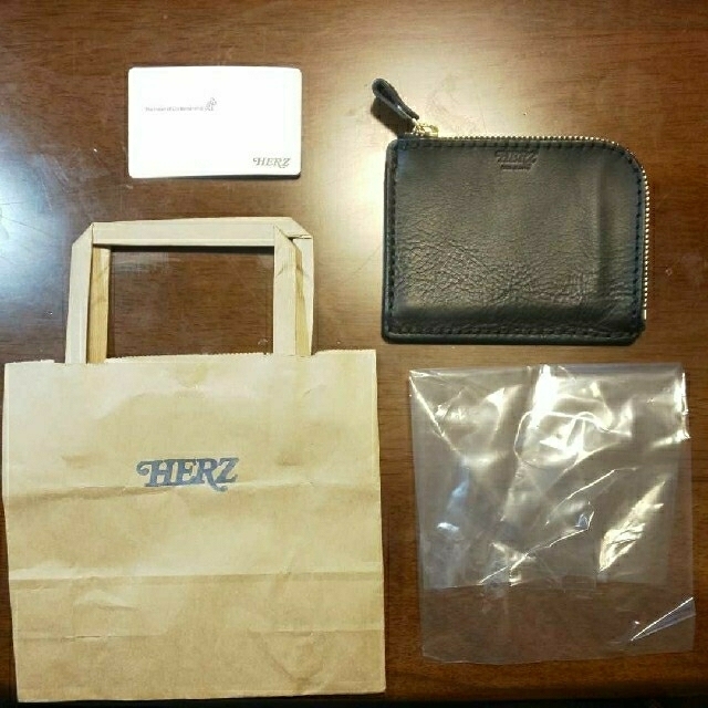 HERZ(ヘルツ)の髭様専用　herz Lファスナー　黒 メンズのファッション小物(コインケース/小銭入れ)の商品写真