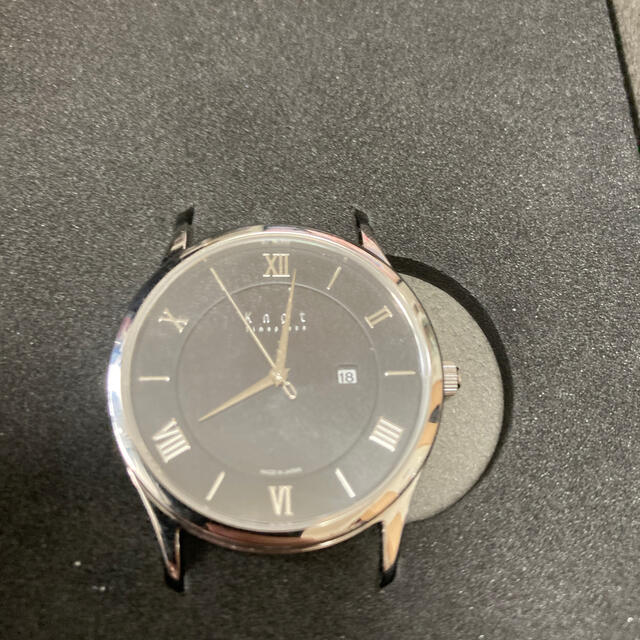 KNOT(ノット)のknot 腕時計　CS-32  ブラック メンズの時計(腕時計(アナログ))の商品写真