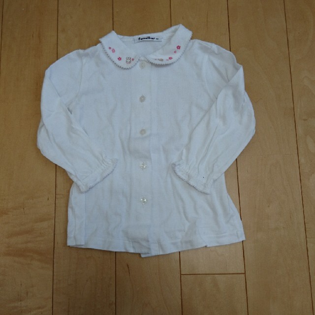 familiar(ファミリア)のファミリア ブラウス90㎝ キッズ/ベビー/マタニティのキッズ服女の子用(90cm~)(ブラウス)の商品写真