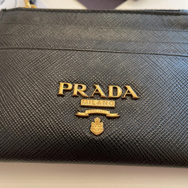 PRADA(プラダ)のcoco様専用　プラダ　サフィアーノ　小銭入れ付きカード入れ メンズのファッション小物(コインケース/小銭入れ)の商品写真