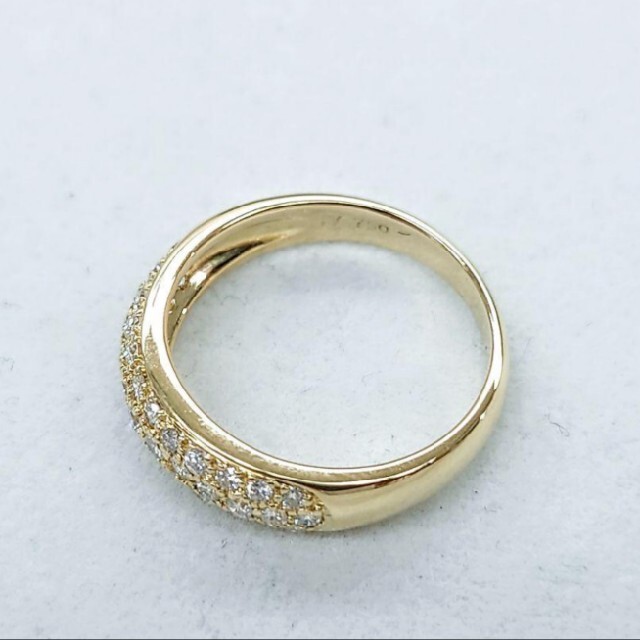 ポンテヴェキオ ダイヤモンド パヴェリング Total 0.37ct レディースのアクセサリー(リング(指輪))の商品写真