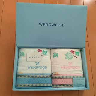 ウェッジウッド(WEDGWOOD)の新品☆WEDGWOOD フェイスタオル 2枚セット ウエッジウッド☆日本製(タオル/バス用品)