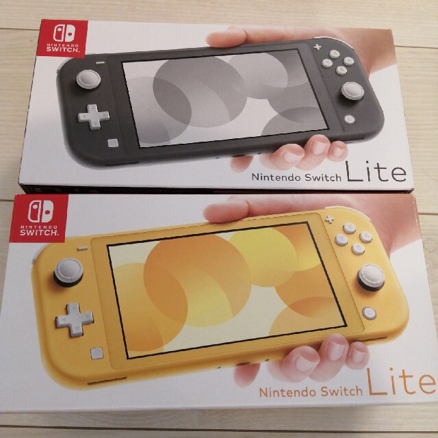 Nintendo Switch Lite イエロー グレー 2台　新品
