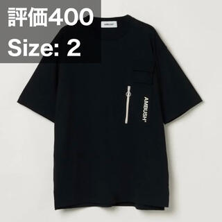 アンブッシュ(AMBUSH)のAMBUSH Zip Pocket T-Shirt Black (Tシャツ/カットソー(半袖/袖なし))