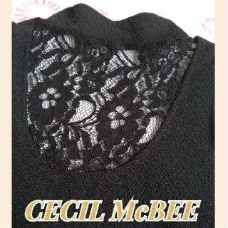 セシルマクビー(CECIL McBEE)の週末限定！特別お値下げ☆CECIL McBEE☆バックシャン ノースリーブ(カットソー(半袖/袖なし))