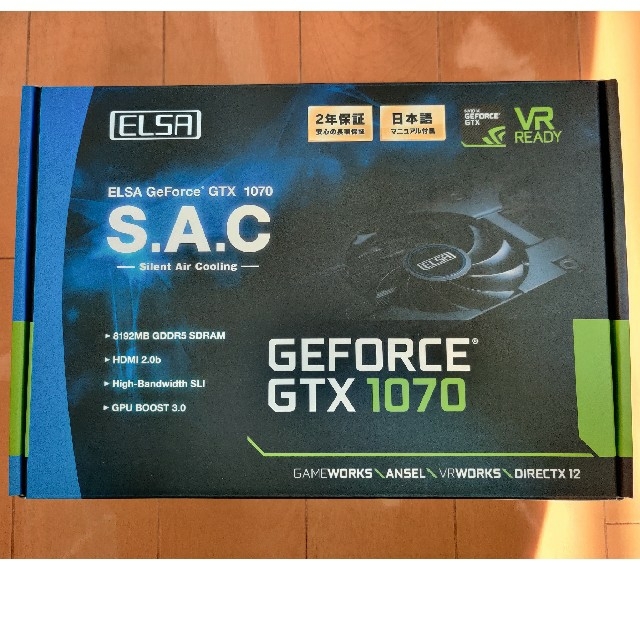 ELSA GTX1070PCパーツ