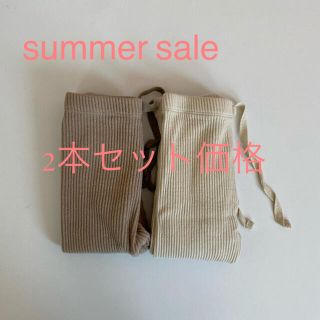 marvi リブレギンス　レギンス　新品未使用　sale価格　Mサイズ　100(パンツ/スパッツ)