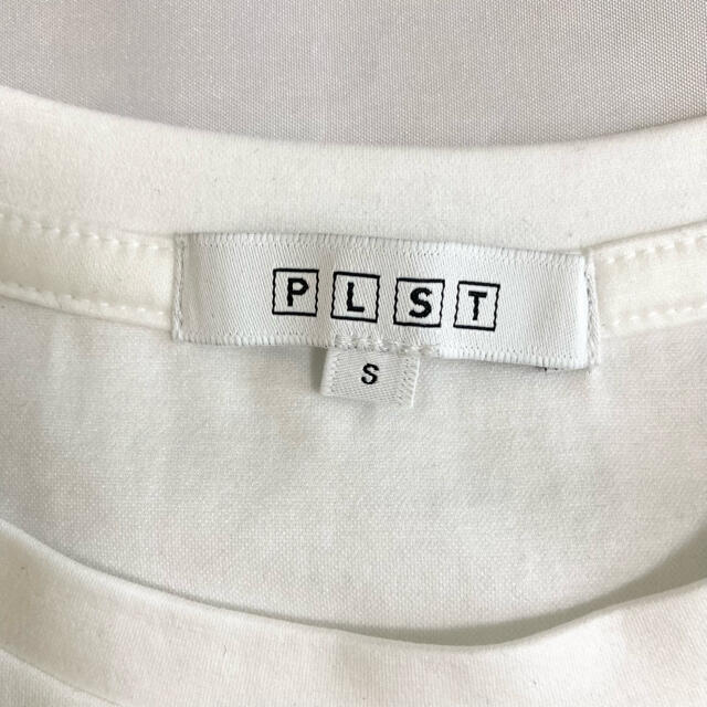 PLST(プラステ)の21ss 極美品◆PLST プラステ◆クルーネック フレンチスリーブ Tシャツ レディースのトップス(カットソー(半袖/袖なし))の商品写真