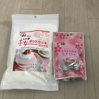 桜のホットケーキミックス　インスタント　さくらラテ  さくら　ホットケーキ　ラテ(菓子/デザート)