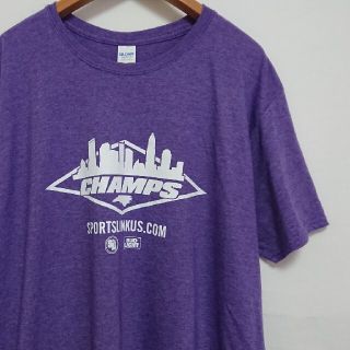 ギルタン(GILDAN)の☆US古着ビッグサイズ！XL/GILDAN/ソフトT/パープル(Tシャツ/カットソー(半袖/袖なし))