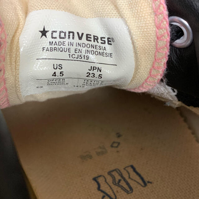 CONVERSE(コンバース)のconverse スニーカー　BLACK/PINK 23.5センチ レディースの靴/シューズ(スニーカー)の商品写真