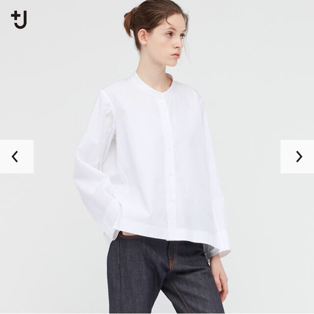 UNIQLO(ユニクロ)のスーピマコットンシャツジャケット（長袖）シャツ ブラウス レディースのトップス(シャツ/ブラウス(長袖/七分))の商品写真