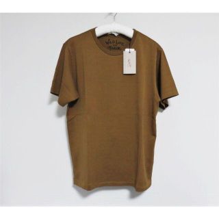 アダムエロぺ(Adam et Rope')の新品 Wild Life Tailor 天竺 製品染め Tシャツ L キャメル (Tシャツ/カットソー(半袖/袖なし))