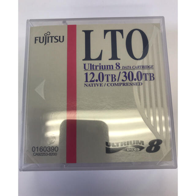LTOテープ ultrium8 富士通製　未書き込み品