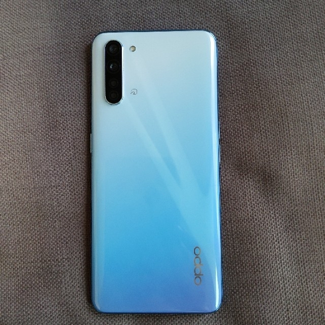 OPPO　Reno3A　ホワイト　Ymobile版　紫ケースセット