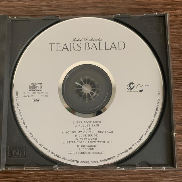 Victor(ビクター)のCD 角松敏生 TEARS BALLAD エンタメ/ホビーのCD(ポップス/ロック(邦楽))の商品写真