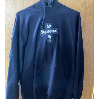 シュプリーム(Supreme)のsupreme cross box logo Hooded パーカー(パーカー)