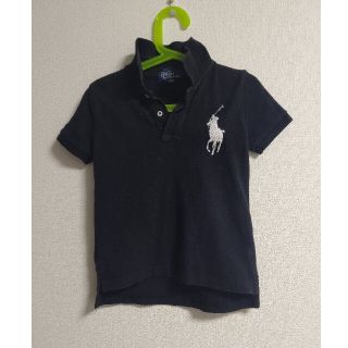 ポロラルフローレン(POLO RALPH LAUREN)の☆ラルフローレン☆ビッグポニー半袖ポロシャツ 黒  3T  100～110(Tシャツ/カットソー)